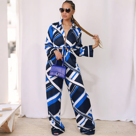 Azure Motion Two-Piece Set