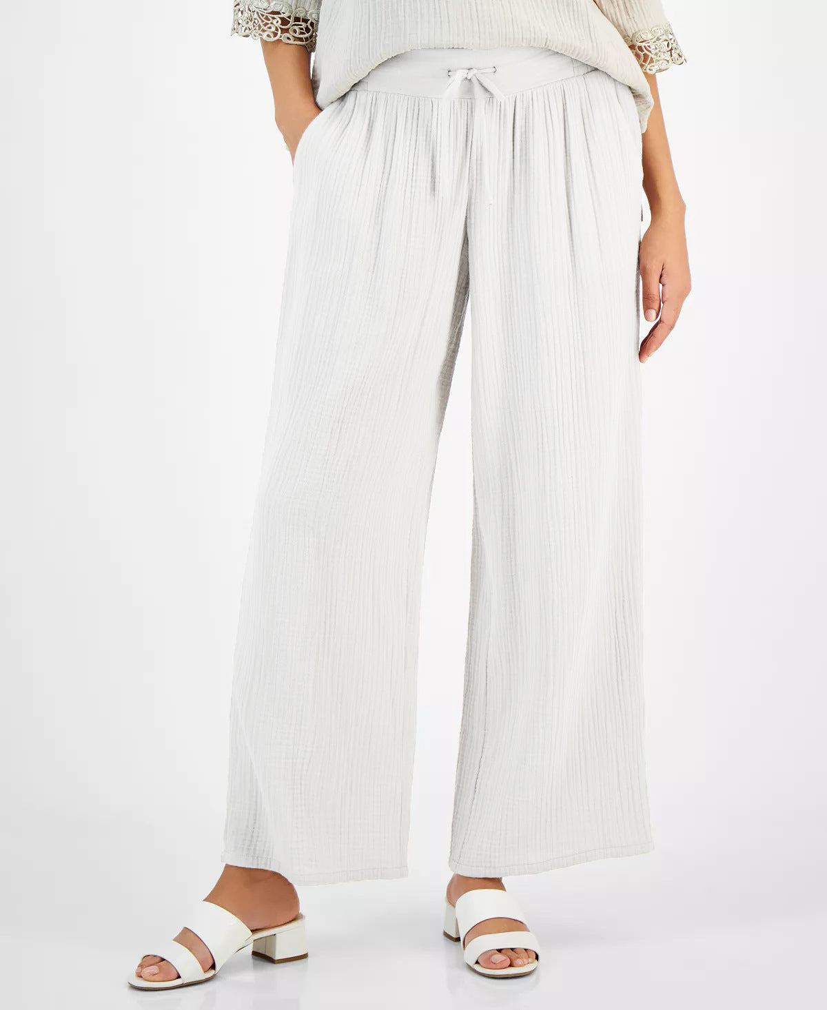 Casual Loose-fit Linen Pants