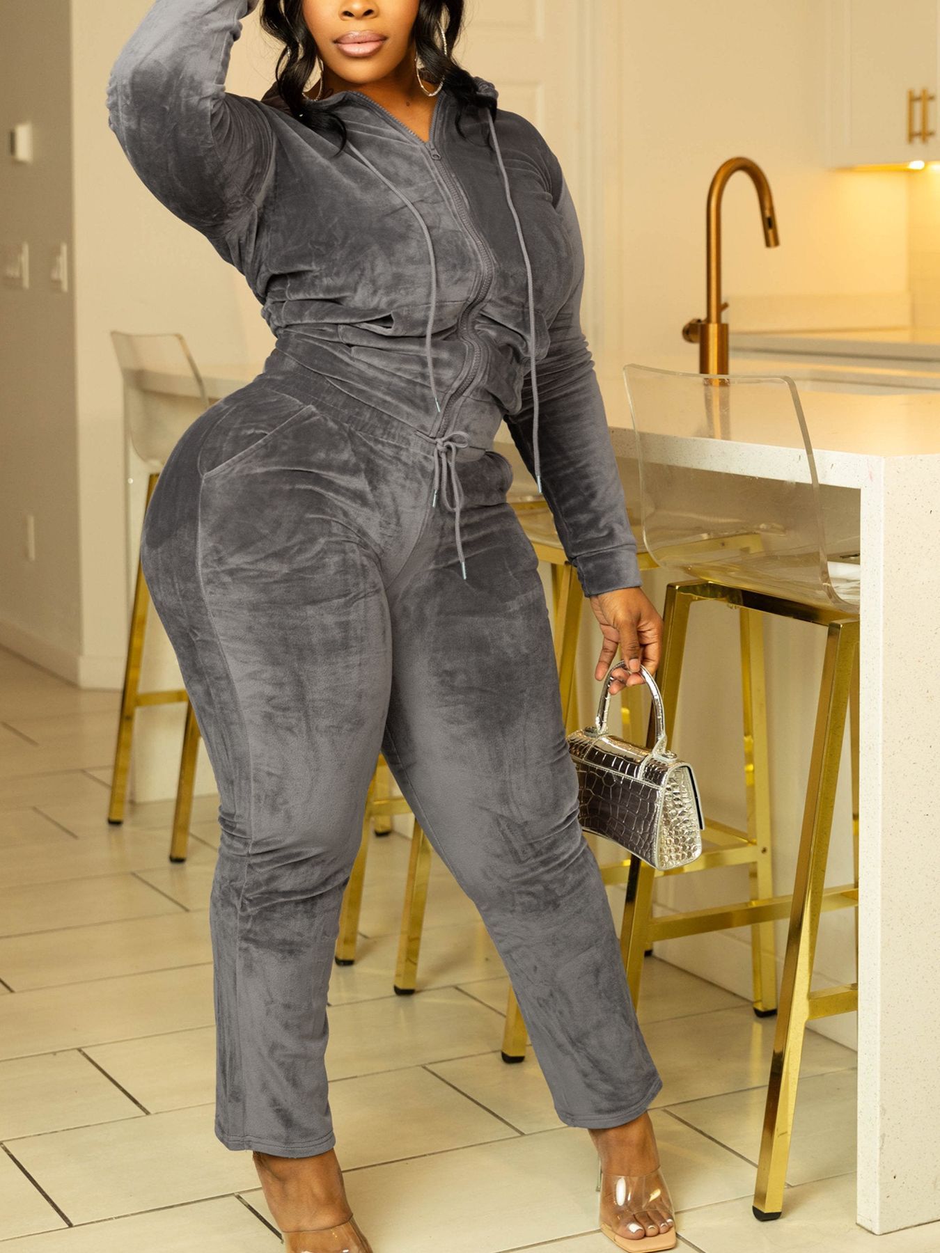 Signature Velvet Tracksuit