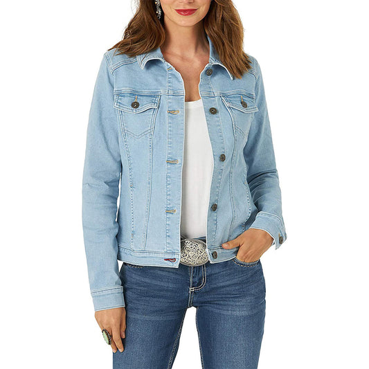 Essential slim fit denim jacket