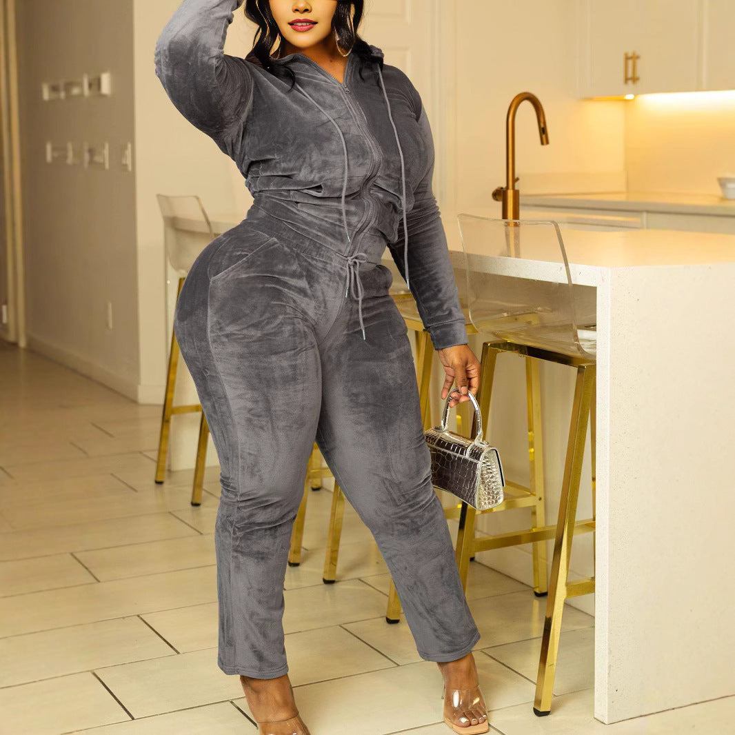 Signature Velvet Tracksuit