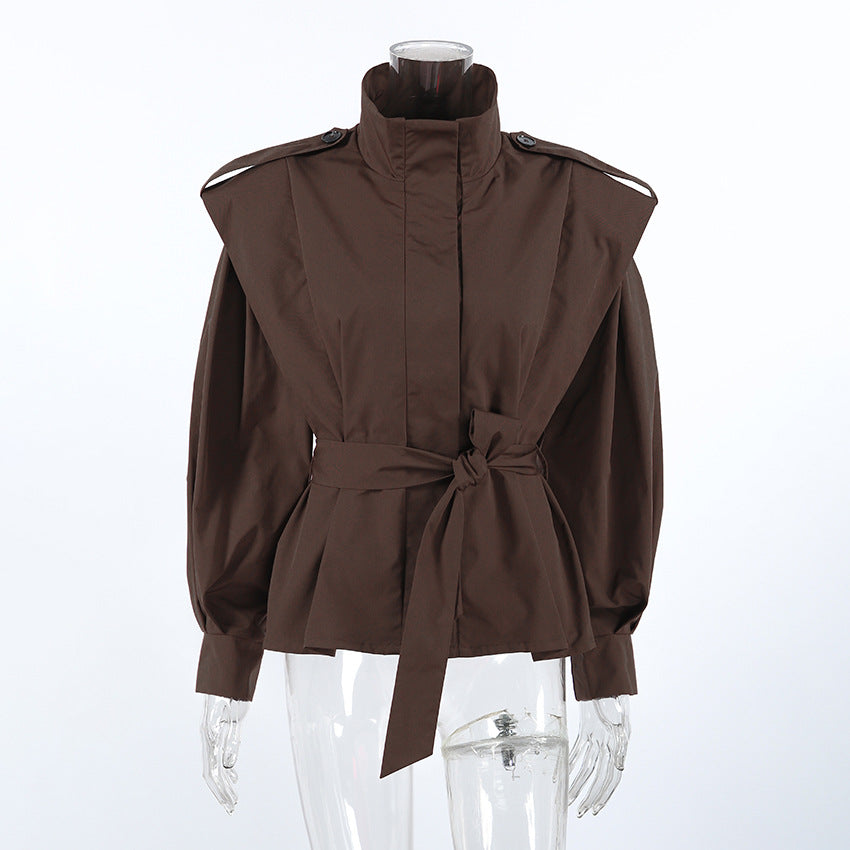 Aspen Belted Peplum Jacket