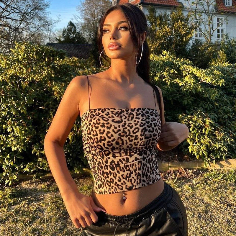 Leopard Print Cami Top