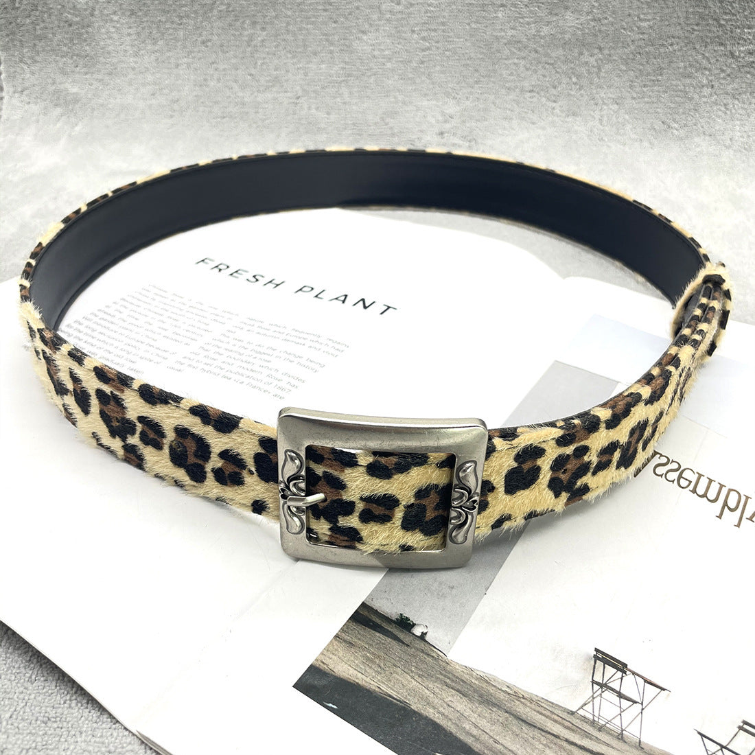Adjustable Animal Print Belts