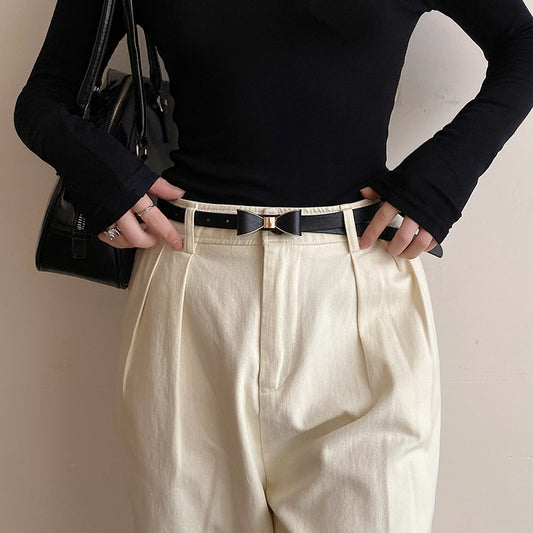 Adjustable Sleek Bow belt