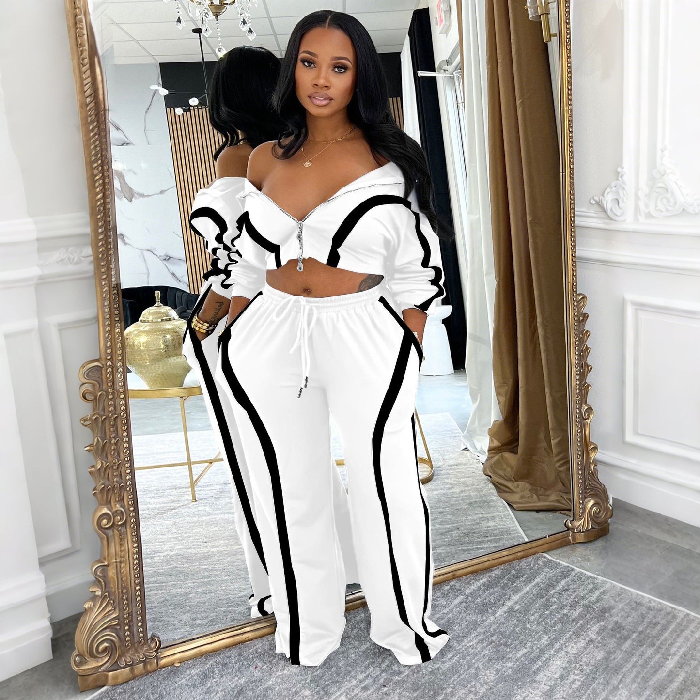 Retro Contrast Tracksuit