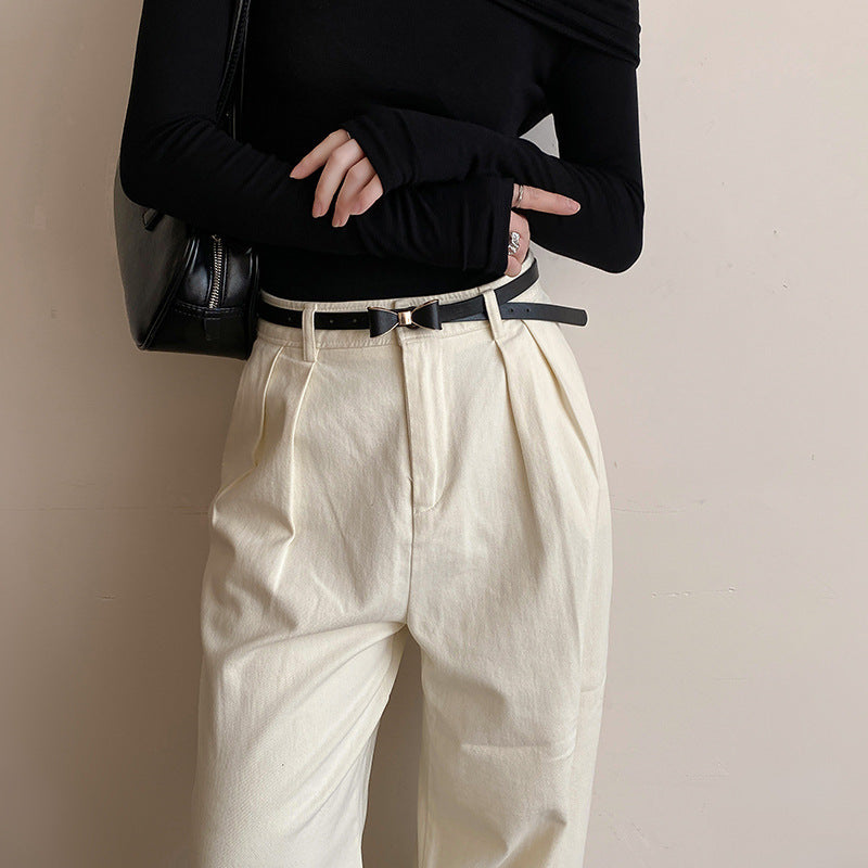Adjustable Sleek Bow belt