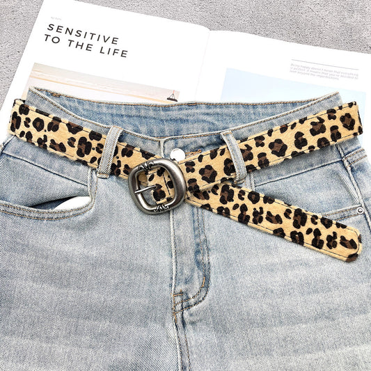 Adjustable Animal Print Belts