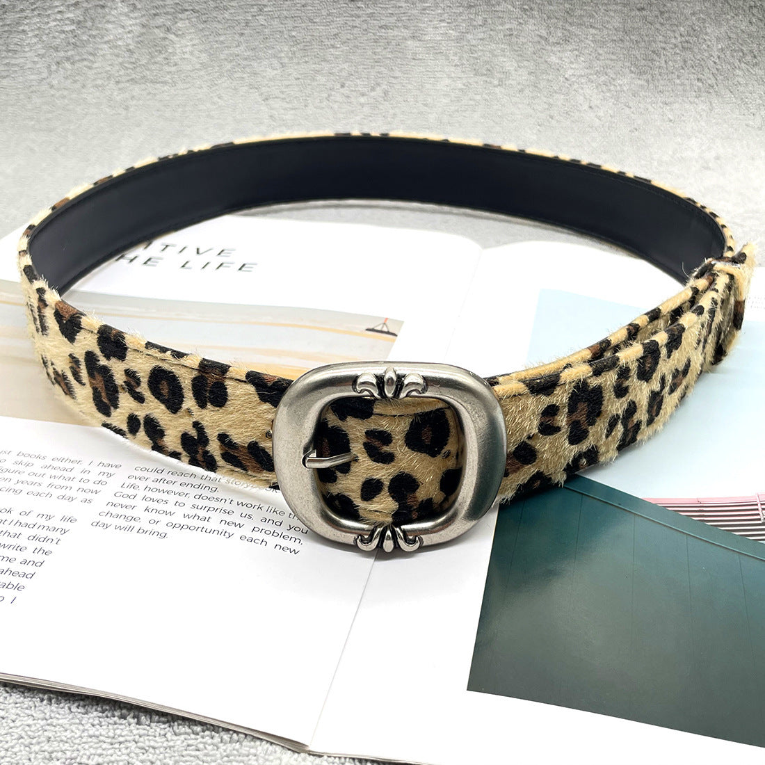 Adjustable Animal Print Belts