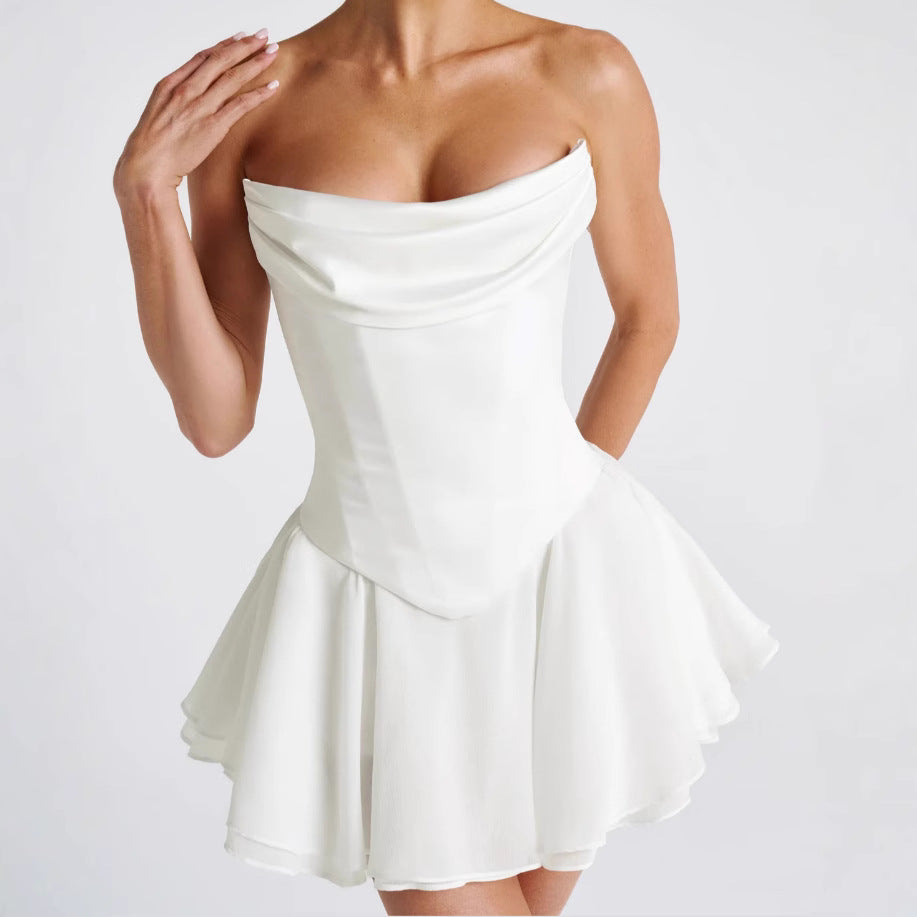 Seraphina Lace-Back Mini Dress