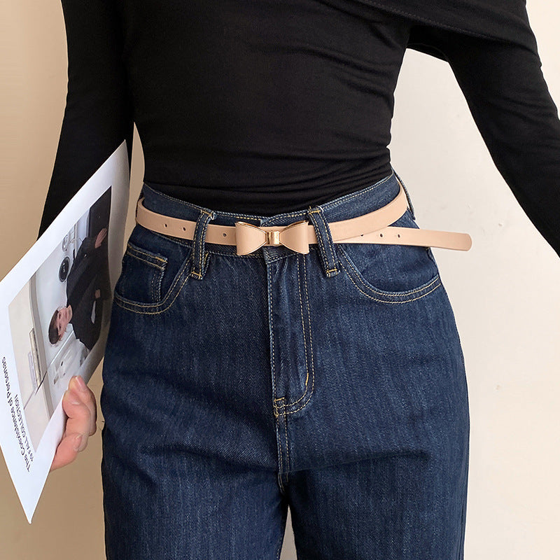 Adjustable Sleek Bow belt