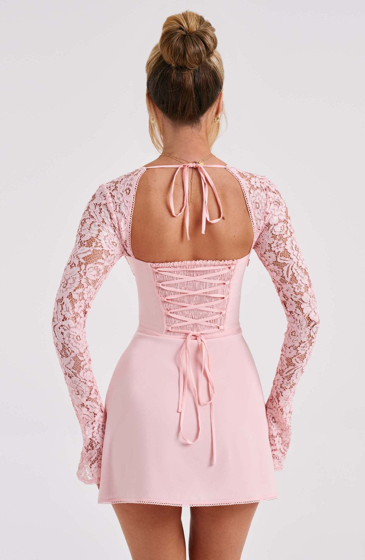 Rosalie Lace Corset Mini Dress