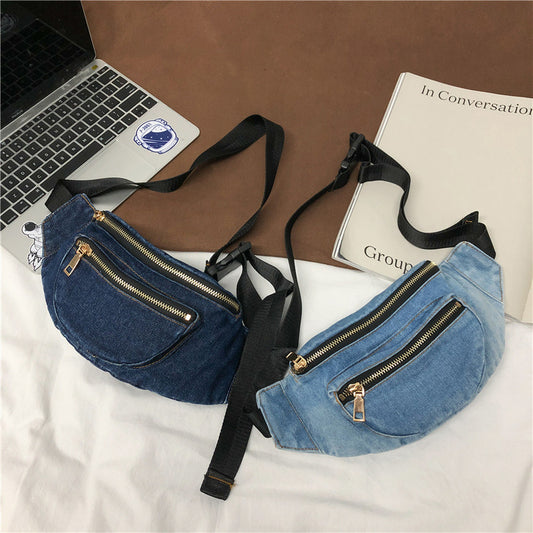 Denim Crossbody Bag