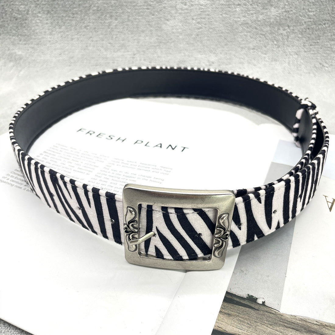 Adjustable Animal Print Belts