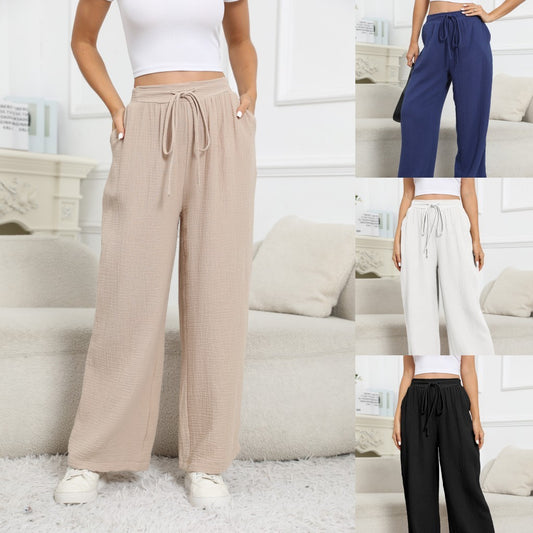 Casual Loose-fit Linen Pants