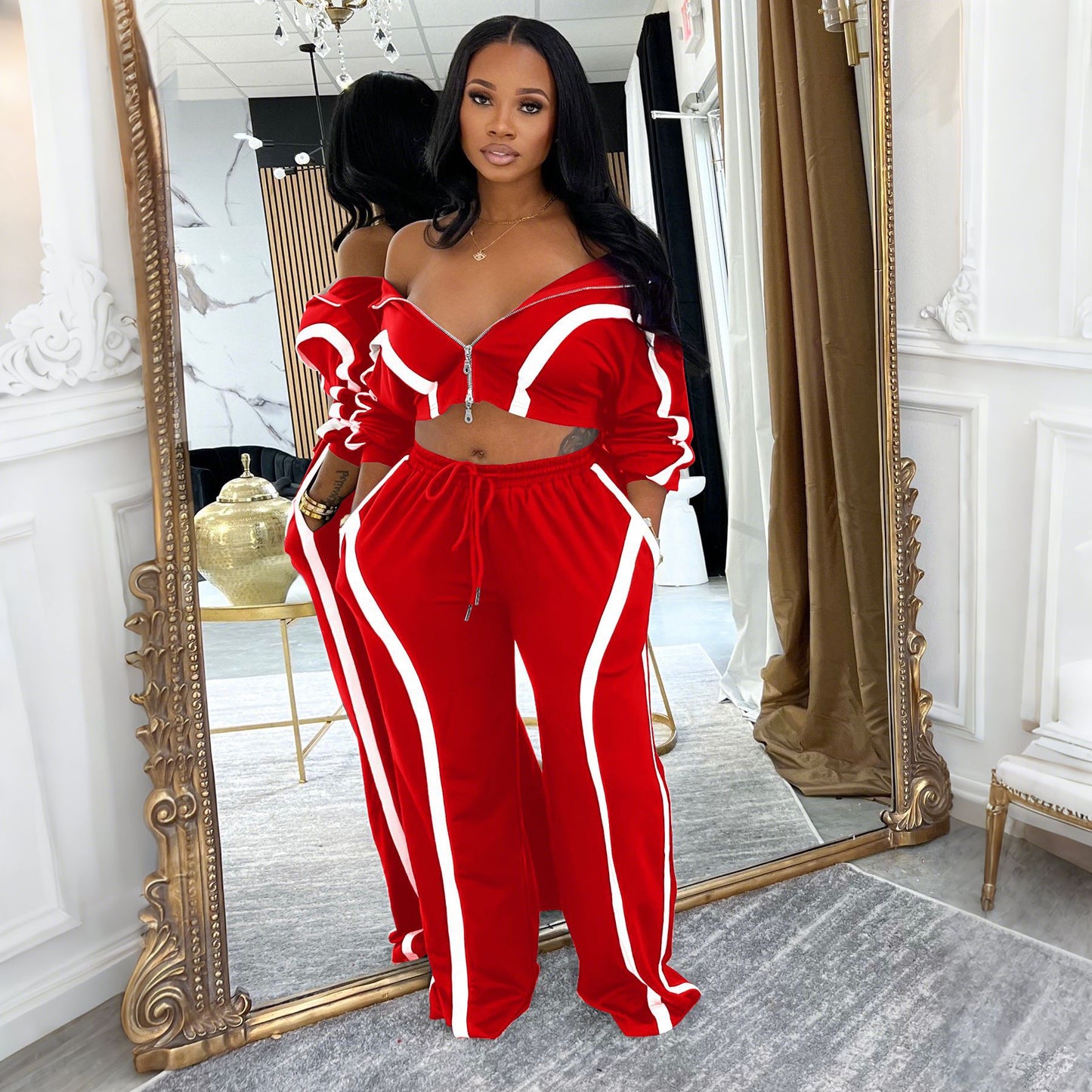 Retro Contrast Tracksuit