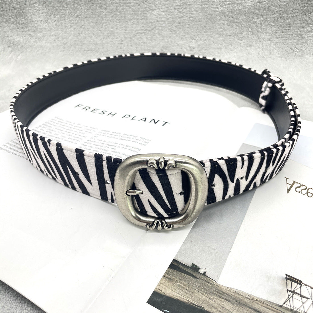 Adjustable Animal Print Belts