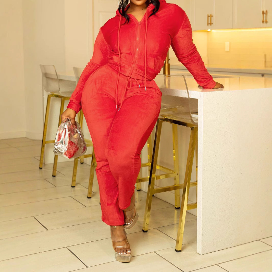 Signature Velvet Tracksuit