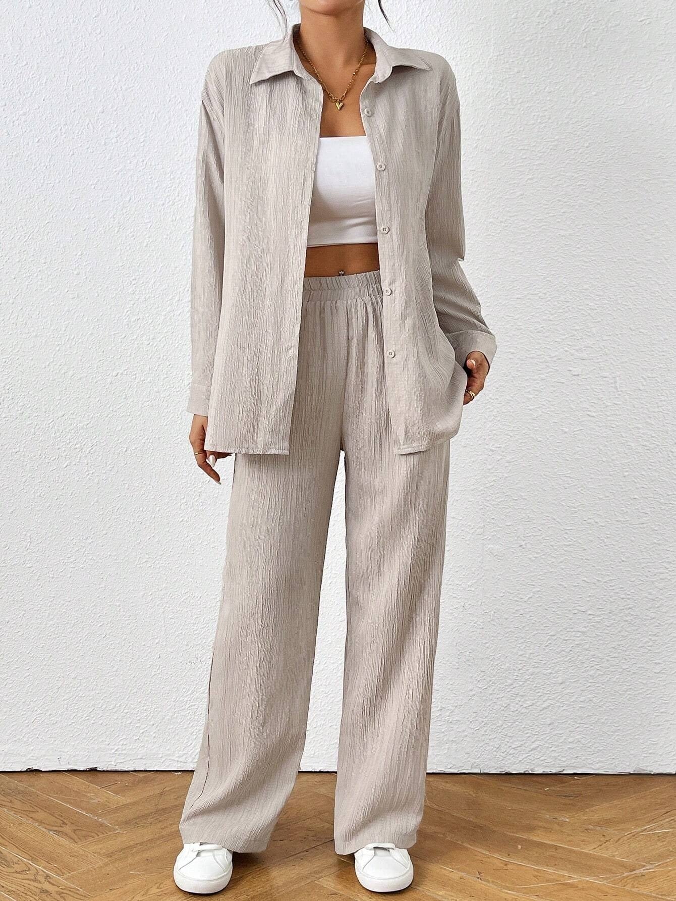 Signature Linen Two Piece Set