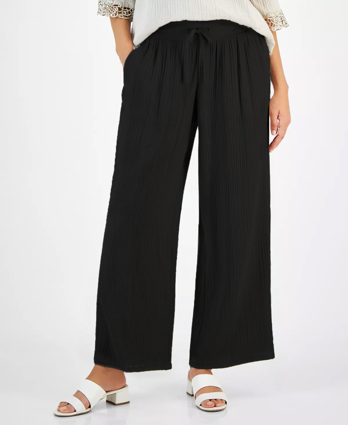 Casual Loose-fit Linen Pants